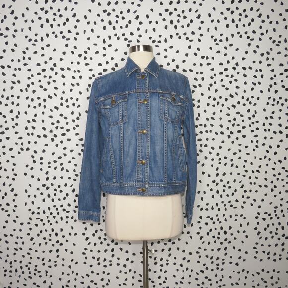 Lauren Ralph Lauren Jackets & Blazers - Lauren Jeans Co. Ralph Lauren Medium Wash Denim Button Front Jean Jacket